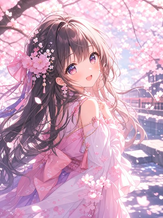 陈美娇-原创樱花动漫美少女演示